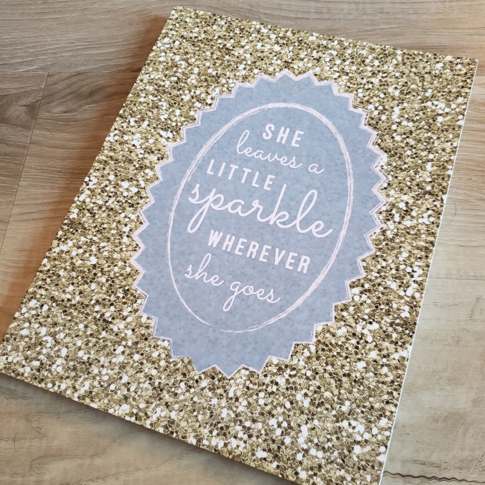 NEW Glitter Notebook